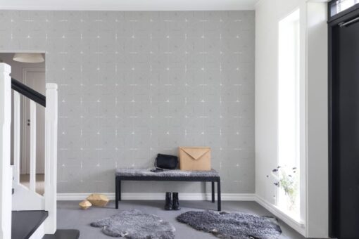 Perfect Fit, Soft Grey Wallmural - Premium - Image 3