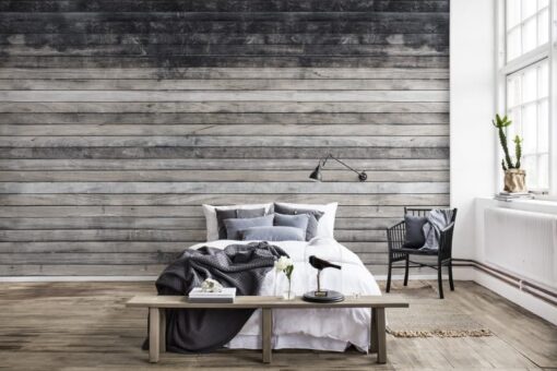 Worn Wood Wallmural - Premium