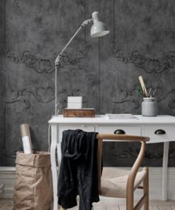 Noble Flair, Noir Wallmural - Premium