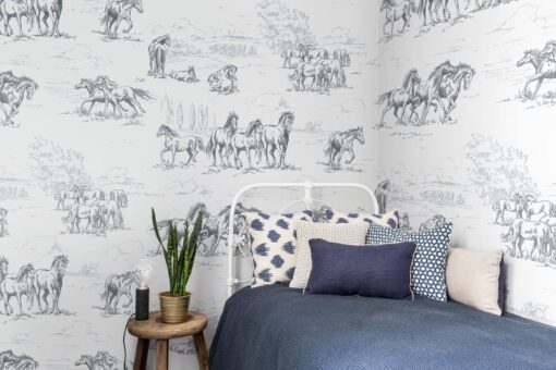 Horse Herd Wallmural - Premium