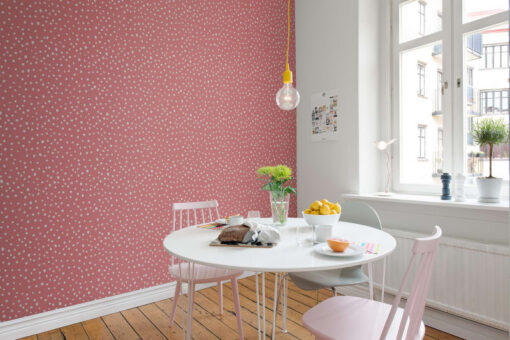 Rebel Dot, Peach Wallmural - Premium