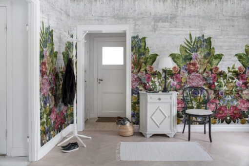 Flower Burst, Concrete Wallmural - Premium - Image 3