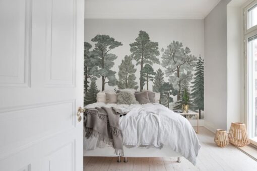 Scandinavian Bellewood, Frost Wallmural - Premium - Image 3