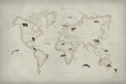 Animal World Wallmural - Premium - Image 2