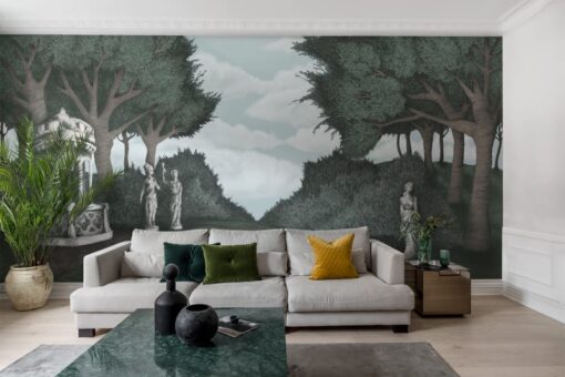 Victoria's Garden, Day Wallmural - Premium