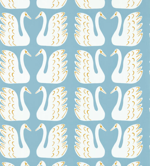 Swim Swam Swan Wallpaper - Image 6