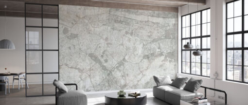 Concrete Wall with New York City Map - White - Image 3