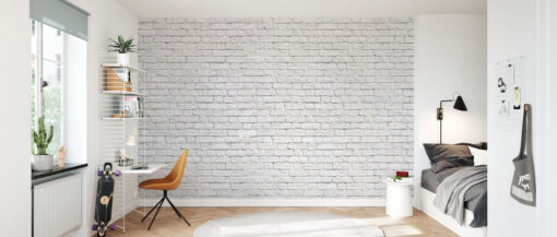 Brick Wall - White - Image 3