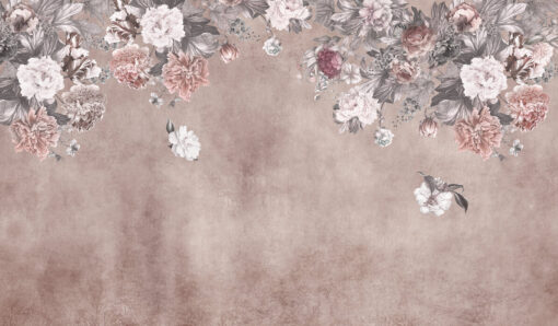 Vintage Flower Wall - Pink - Image 2