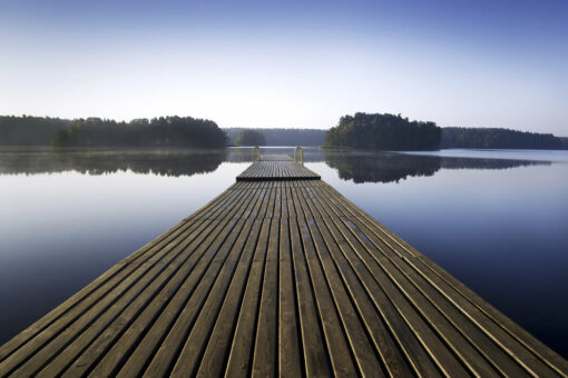 Wooden Pier at Morning - Image 2