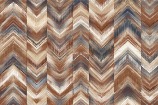 FJ313-3 Serie | Geometric Design Pattern Mural Wallpaper Brown - Image 2