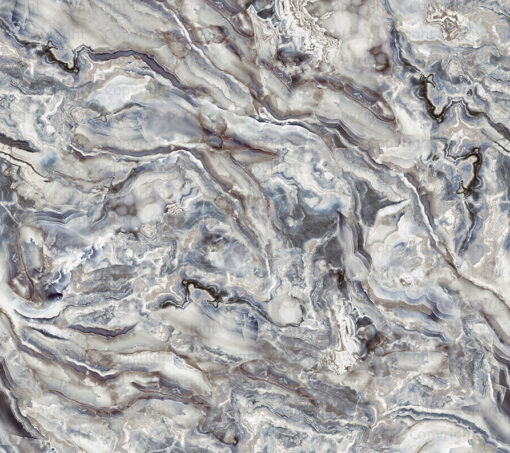 FJ319 Series | Marble Design Mural Wallpaper Gray - Image 2