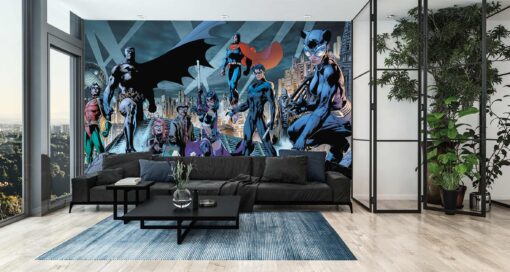 BATMAN WORLD WALLMURAL