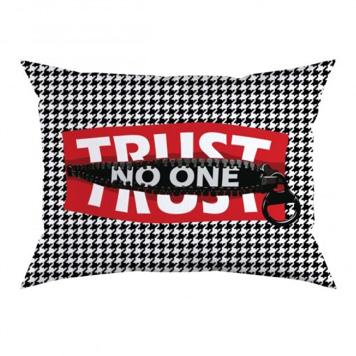 Trust No One Pillow - EY282 - Image 4