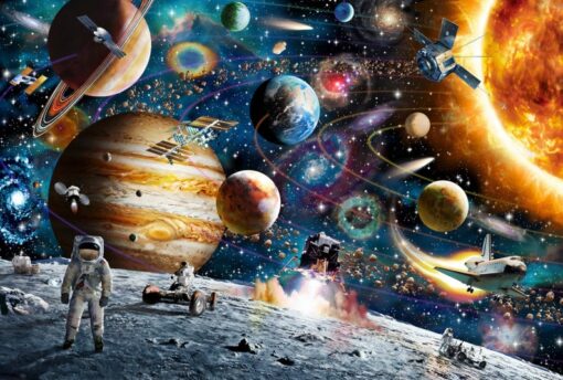 Amazing Space Adventure Kids Wallpaper Wallmural - Image 2