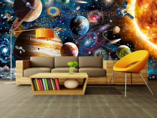 Amazing Space Adventure Kids Wallpaper Wallmural