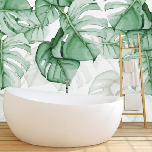 Big Botanical Leaf Wallpaper Wallmural - Image 3