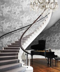 Grey Cloudy Wallmural M703