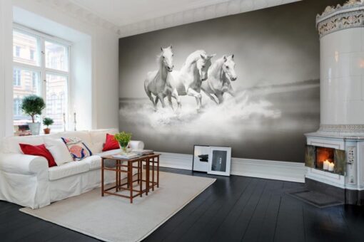 Horses Wallmural - Premium