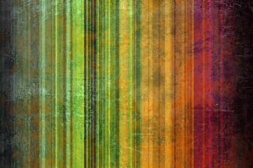 Striped Curtain Mural - Premium - Image 2