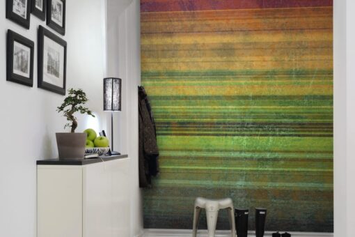 Striped Curtain Mural - Premium