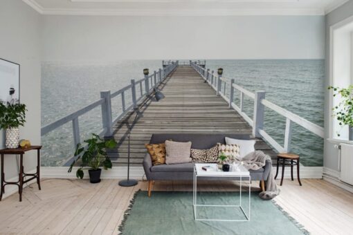 Hampton Pier Wallmural - Premium