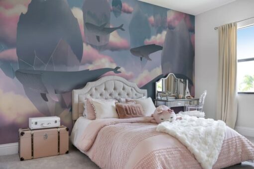 Floating Diamonds Mural - Premium - Image 4