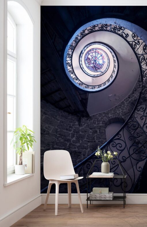 Wendeltreppe Wallmural