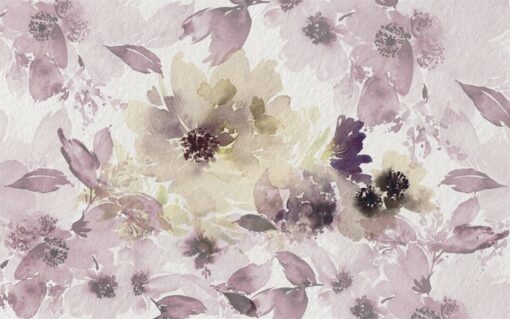 Watercolour Flowers Wallpaper Wallmural - Image 4