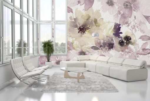 Watercolour Flowers Wallpaper Wallmural - Image 5