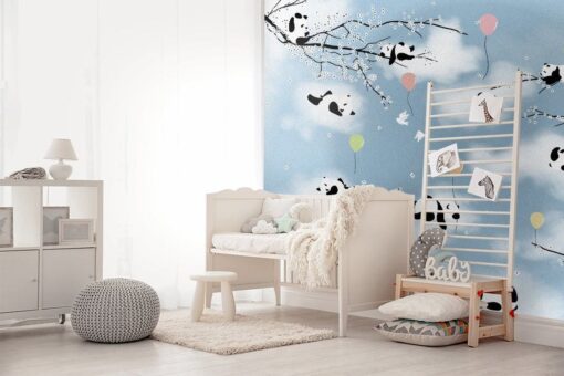 Lazy Pandas Spring Weather Wallmural - Image 2