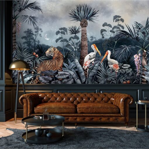 Tiger and Pelican Wallpaper Wallmural - Image 3