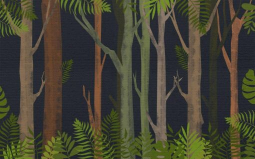 Night Forest Kids Wallpaper Wallmural - Image 2