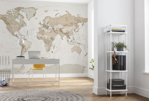 Earth Map Wallmural ( 350 x 250 cm)