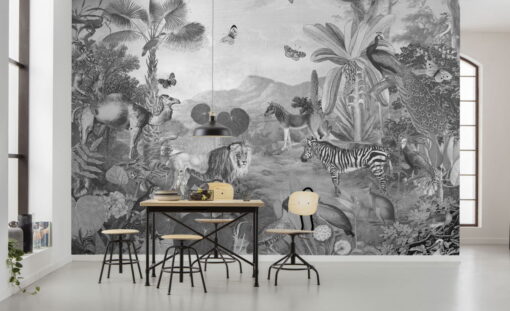 Flora and Fauna Wallmural ( 350 x 250 cm)