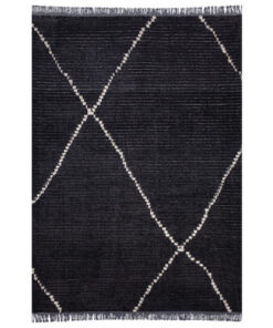 Agadir Aziz Black Rug