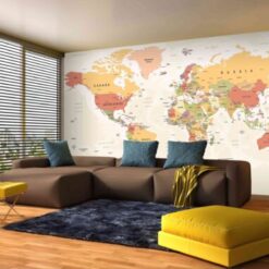 World Map Murals