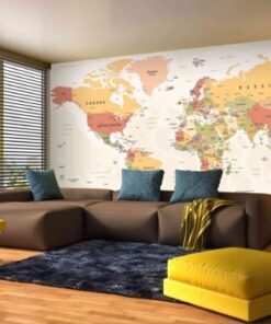 World Map Murals