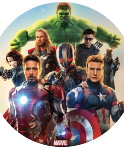 Marvel Avengers Age of Ultron Circle Art Wall Mural