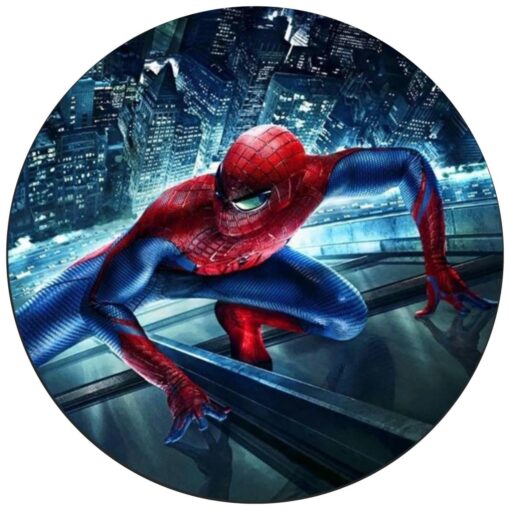 Amazing Spider Man Action Circle Art Wall Mural - Image 3