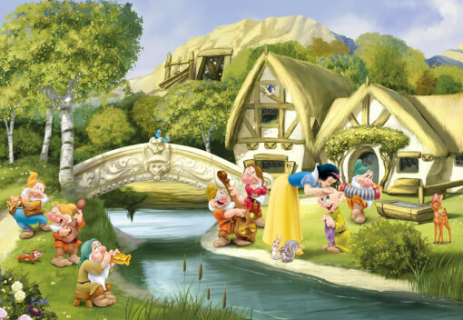 Snow White and the Seven Dwarfs Fairytale Wall Mural - Image 2