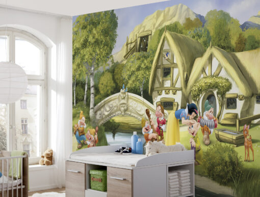 Snow White and the Seven Dwarfs Fairytale Wall Mural